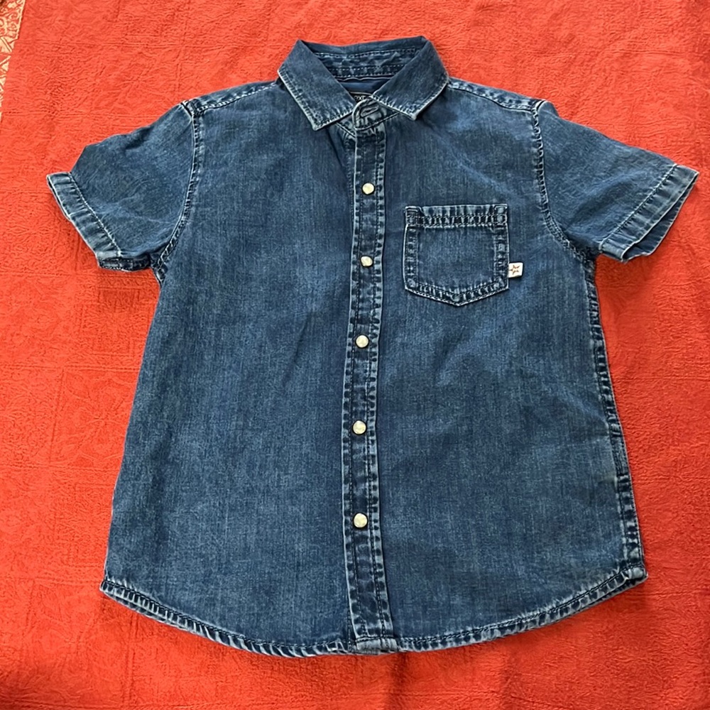 Next Direct UK denim jean button down Sz 4-5 like new condition bundle to save